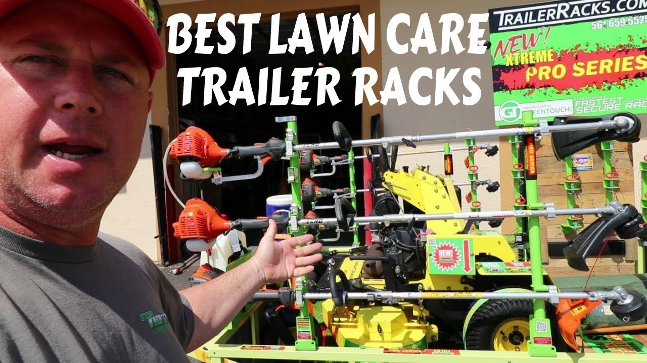 Lawn and Landscape Trailer Racks, Lawn Care Setups Made Easy YouTube