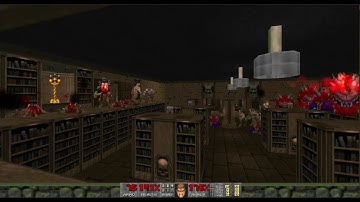 DOOM Going Down Turbo Walkthrough (U.V. 100%), Map 9: Broken Records