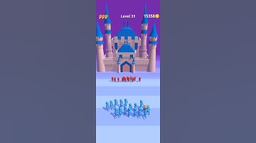 Gun Clash 3D game Level #31 #shorts #gunclash3d gun video game video games Running game game game