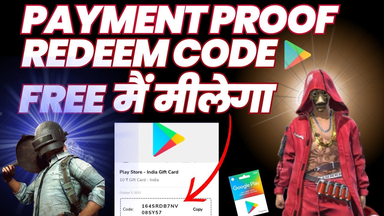 Google Play Redeem Code App With Proof 🤑 | Free Redeem Code 🔥 | Free ...