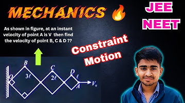 JEE ADVANCED💪|JEE MAINS🔥| NEET🎯|KINEMATICS😱|CONSTRAINT MOTION😱|Mechanics🔥#jee #neet #iitbombaychalle