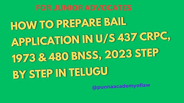 HOW TO FILE REGULAR BAIL FORMAT COURT PROCEDURE  U/S 437 CrPC,1973 & U/s 480 BNSS, 2023 #trending
