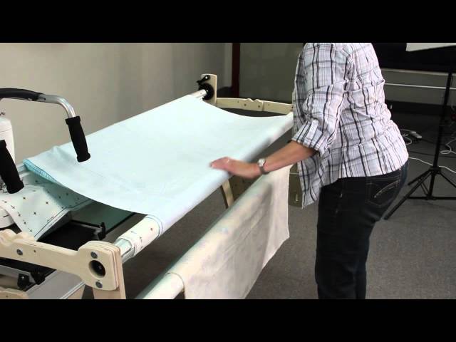 Attaching Fabric to a Grace Hand Quilting Frame 