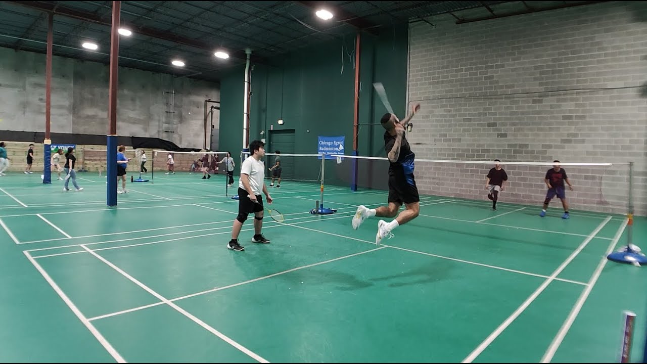 Badminton Match Highlights | Brian/Sidney vs Aaron/Rommel - YouTube