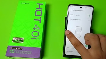 infinix Hot 40i: Full Screen Gestures | How To Use Navigation Gestures on infinix