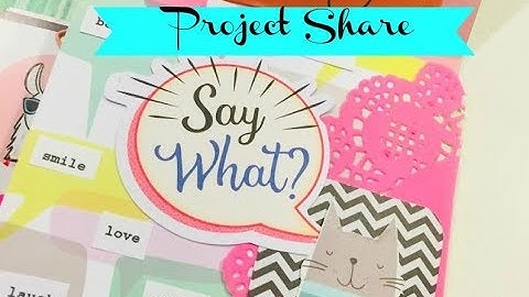 Project Share (flipbook  and embellishments for Eleonore)