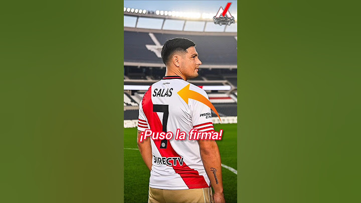 ¡Maxi Salas puso la firma y es nuevo jugador de River! ✍️