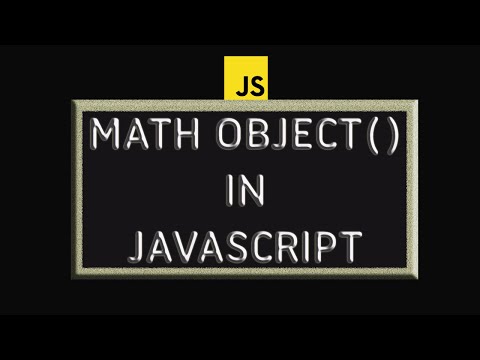 Math Object In JavaScript  | JavaScript Math Object