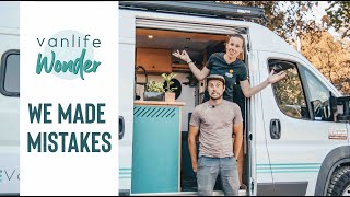 We Made Mistakes! | Things We Would Change About Our Van | Full Time Vanlifers