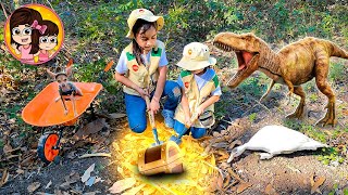 Fuimos Al Bosque Y Un Dinosaurio Nos Trato De Comer Las Leoncitas Kids
