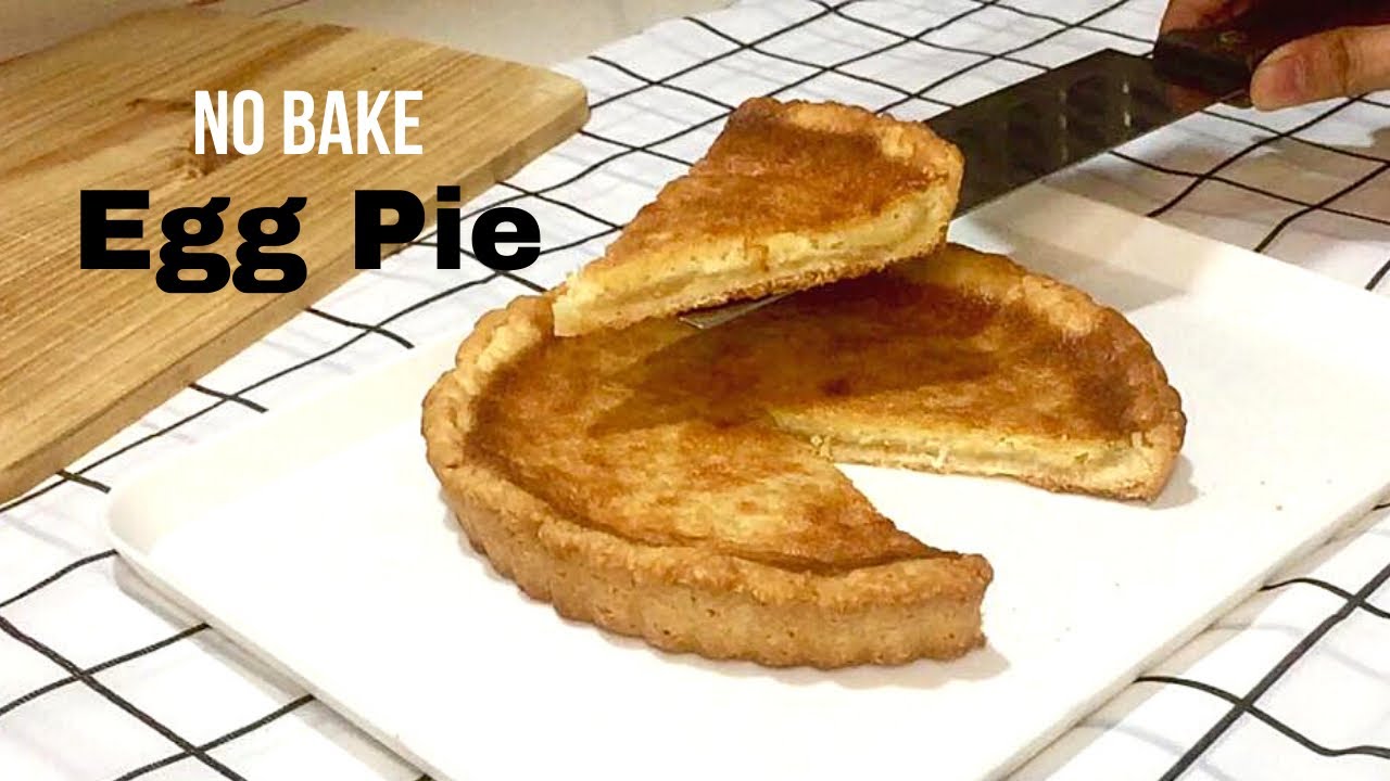 No Oven Egg Pie Recipe No Bake Egg Pie How to make Egg Pie without oven recipe YouTube