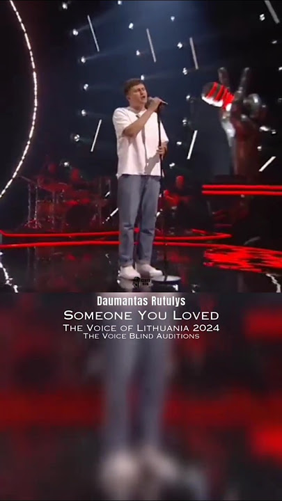 Someone You Loved (The Voice of Lithuania 2024) | Daumantas Rutulys #lovesong #thevoice #stopwar
