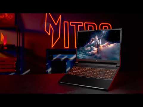 Miniatura del video del prodotto ACER - Notebook gaming NITRO V 16 AI ANV16-42-R081 16"-Nero
