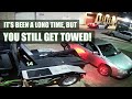 Towed Car, Full Investigation, Scooters!  WE&#39;RE BACK, BABY!