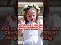 Did you notice Princess Charlotte sneezing at Meghan's wedding? #charlotte #meghan #kate #fyp