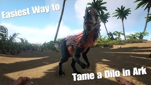 Easiest Way to Tame a Dilo!!! | Ark Tutorials (PS4)
