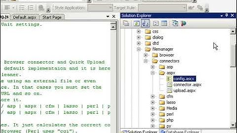Configuring FCKeditor for Upload function