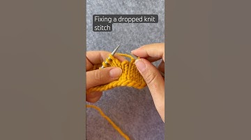 Verloren gebreide steek - breifouten oplossen #breitips #shorts