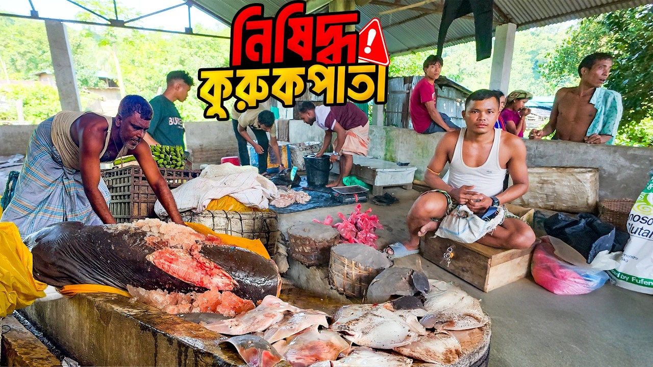মায়ানমার সীমান্তবর্তী কুরুকপাতা বাজার । দূর পাহাড়ের দেশে ১০ম পর্ব। Kurukpata Bazar Of Manamar Border