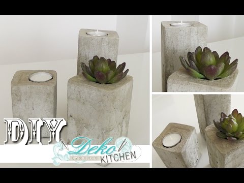 DIY: coole Deko-Schalen aus Kreativ-Beton – Deko-Kitchen: Schöne Deko  selber machen