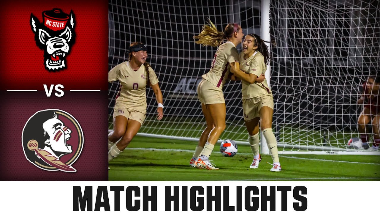 Thong show Florida State (W) vs North Carolina (W) NCAA Women's Soccer HD 