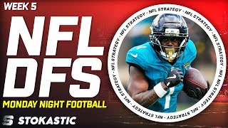 Chiefs vs Jaguars Showdown Strategy MNF Week 5 DFS Picks | NFL DFS Strategy