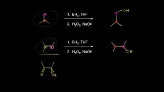 Hydroboration-oxidation | Alkenes and Alkynes | Organic chemistry | Khan Academy