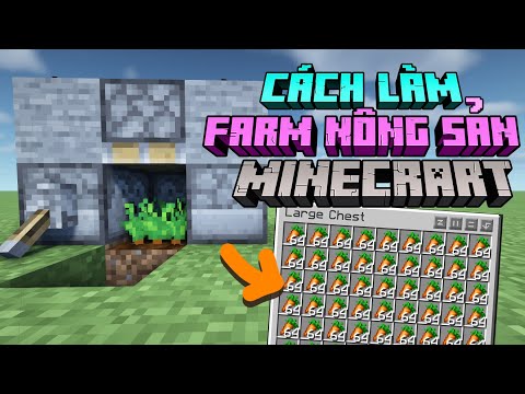 Video Cách Làm Máy Farm Nông Sản Siêu Nhanh trong Minecraft - youtube
