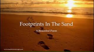 Footprints In The Sand - A Beautiful Poem Reading