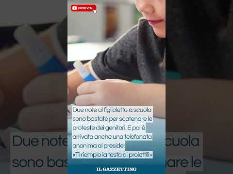 Video Due note al figlio e scatta la protesta dei genitori. E spuntano anche delle minacce anonime