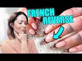 UNE FRENCH REVERSE MAGNIFIQUE | GLITTER GEL