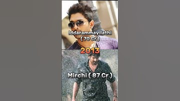 Allu Arjun Vs Prabhas Box office collection #allu arjun#prabhas###