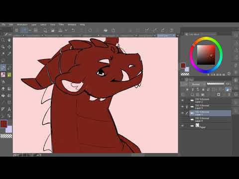 dragon oc ref // speedpaint