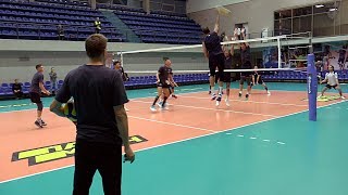 Volleyball. Attack. Training. Russia. Team Zenit Saint Petersburg #11