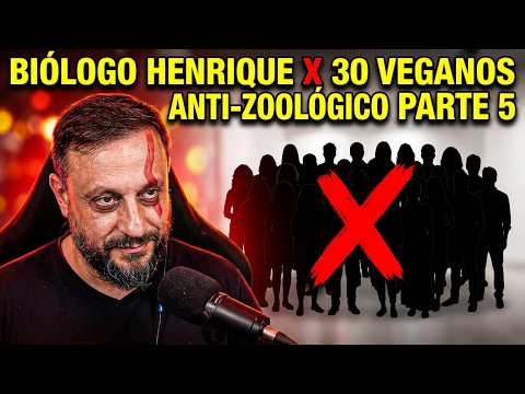 Biologist Henrique vs. 30 anti-zoo vegans PART 5