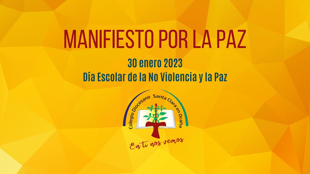 Manifiesto por la Paz 2023 - YouTube