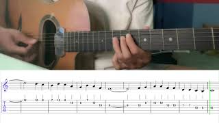 Video thumbnail of "Cheek To Cheek (EASY!!) Theme | Gypsy Jazz Guitar Tabs"