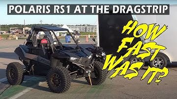 Polaris RS1 at the dragstrip