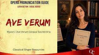 Ave Verum Corpus  | Pronunciation Guide & Vocal Advice  | Mozart , K. 618 screenshot 5