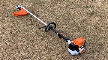 Stihl FS91R walk around quick start and rev