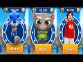 Sonic Dash Vs Talking Tom Gold Run Vs Tag With Ryan All Characters Unlocked All Bosses Eggman Zazz 
