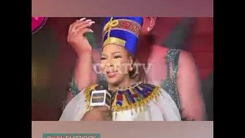 Faithia Williams rocks Egyptian costume
