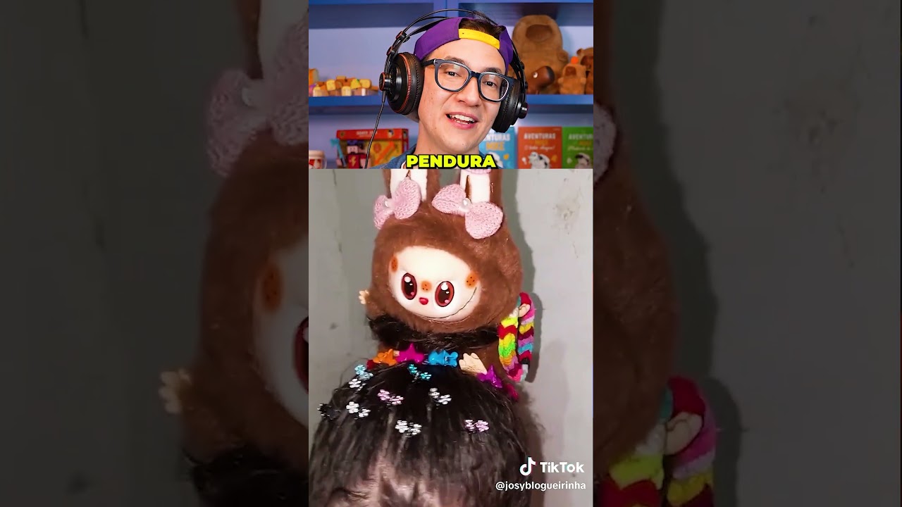 Cabelo maluco de LABUBU não estava nos nossos planos pra 2025... 🤨