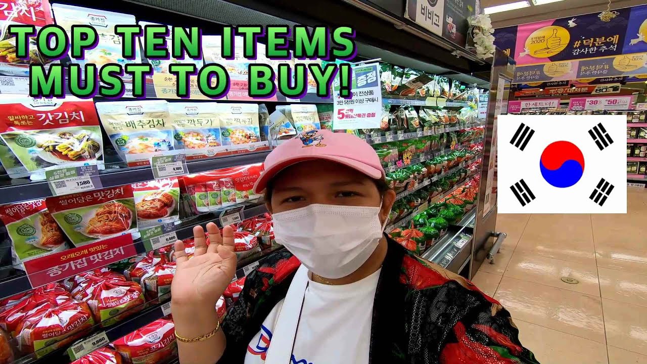 Top Ten Korean Food You Must Buy In Lottemart Supermaket Top 10 Korean Food only In Korea 