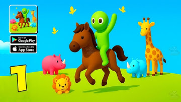 Animal Land - Gameplay Walkthrough Part 1 - Hyper Casual Games! (iOS, Android)