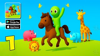 Animal Land - Gameplay Walkthrough Part 1 - Hyper Casual Games! (iOS, Android) screenshot 2