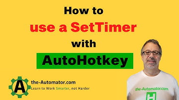 How to use a SetTimer in AutoHotkey to mimic Multi-Threading