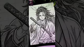 How To Draw Yoriichi Tsugikuni 🔥From Demon Slayer✨✍️ Anime Drawing #shorts #yoriichi #drawing #anime