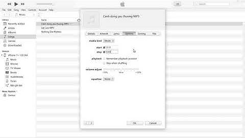 Cách tạo và cài nhạc chuông cho iPhone bằng iTunes