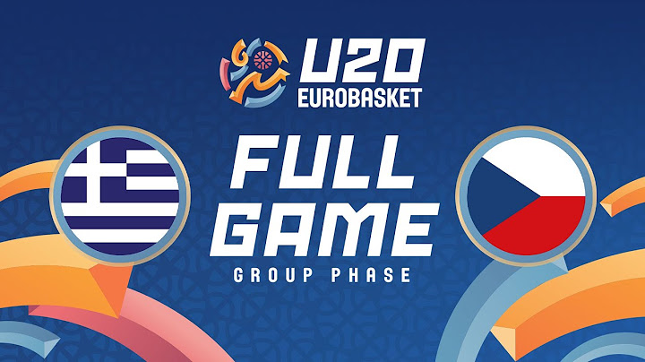 LIVE - Greece v Czechia | FIBA U20 EuroBasket 2025 | Group Phase
